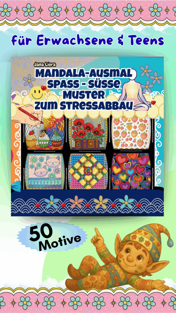 Niedliche Muster Ausmalbuch