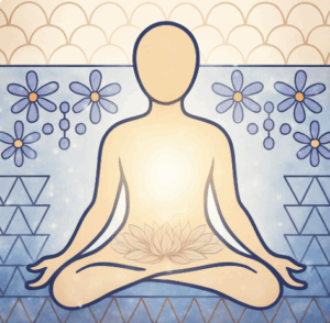 Niedliches Ausmalmuster zum entspannen