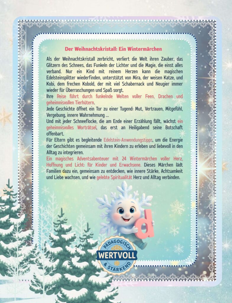 Wintermärchen Der Weihnachtskristall Beschreibung