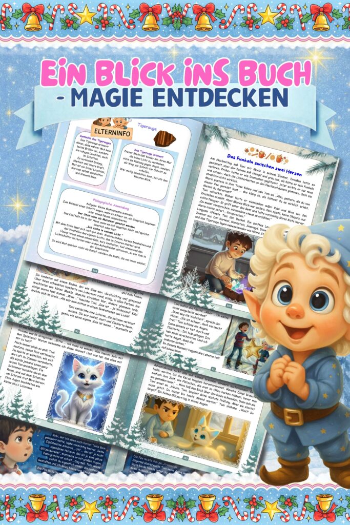 Geschenke für Kinder zu Weihnachten, Blick ins Buch